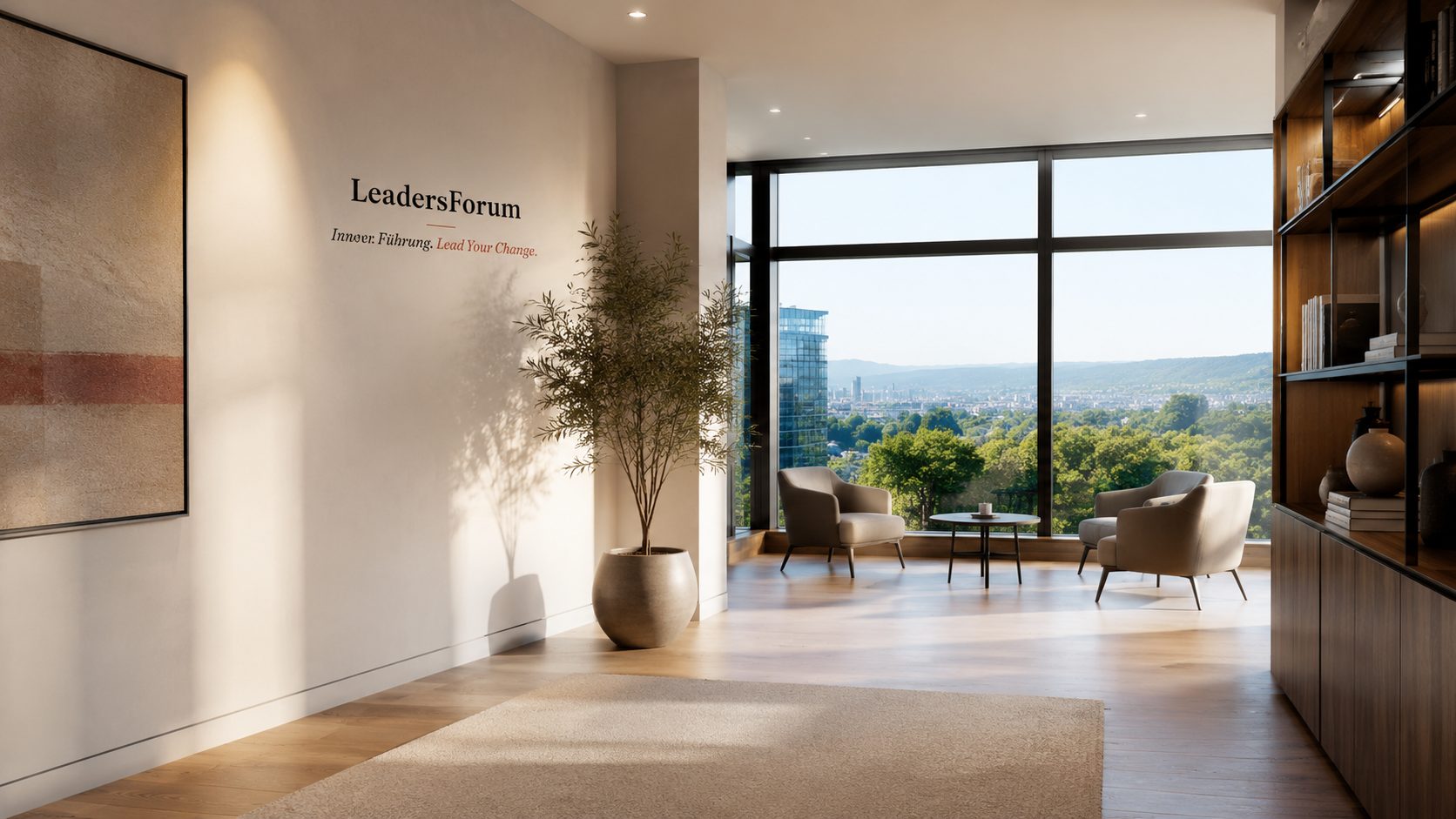 LeadersForum · ein heller, ruhiger Raum mit weitem Blick