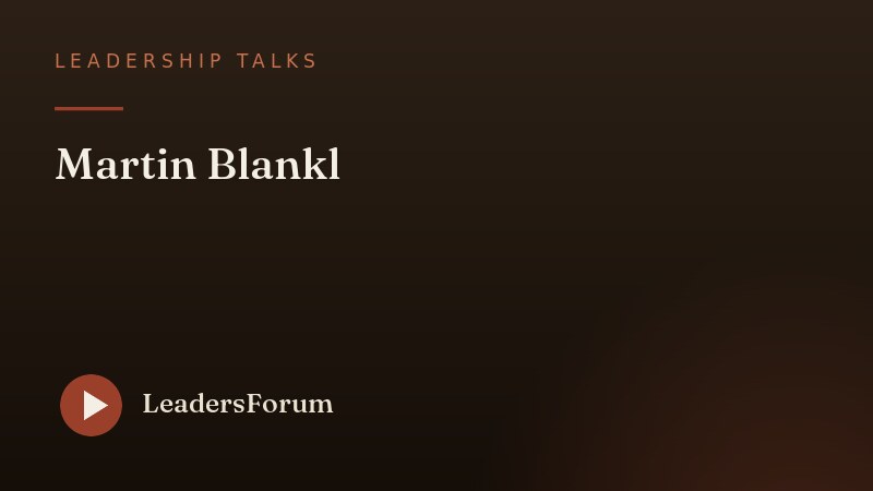 Leadership Talks · Martin Blankl