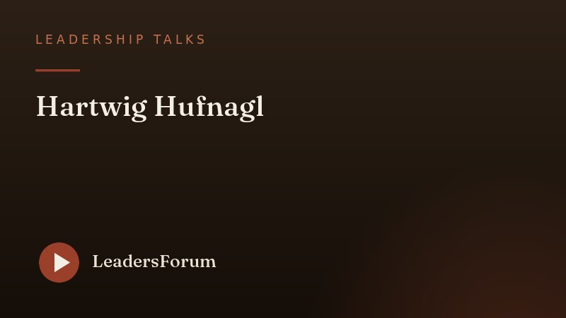 Leadership Talks · Hartwig Hufnagl