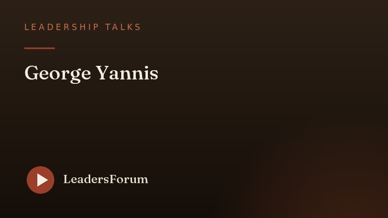 Leadership Talks · George Yannis